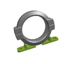 acoplamiento roscado 125Ø c/base